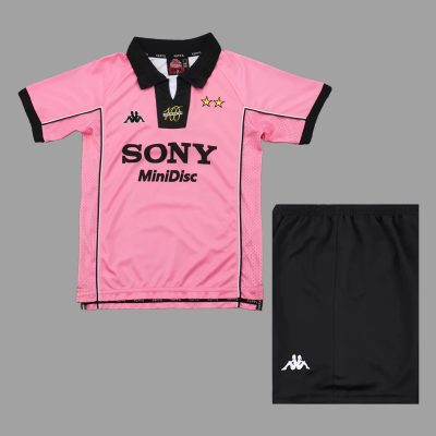 97/98 Juventus Centenary Away Kids Retro Soccer Jersey Size 16-28