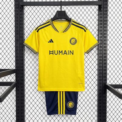 26/27 Al-Nassr Home Kids Soccer Jersey