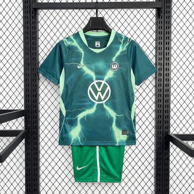 26/27 Wolfsburg Home Kids Soccer Jersey