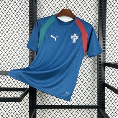 2026 Portugal Training Shirt Blue Red Green