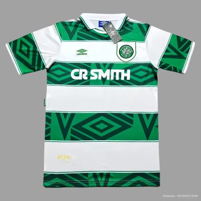 93/95 Celtic Home Retro Soccer Jersey