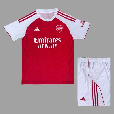 25/26 Arsenal Home Kids Soccer Jersey Size 16-28