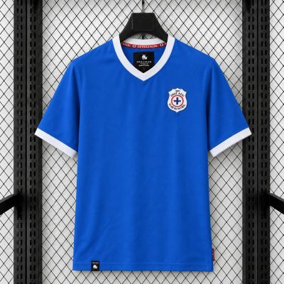 1960s Cruz Azul Home Retro Soccer Jersey