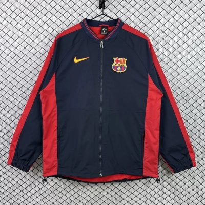 99/00 Barcelona Black Red Windbreaker