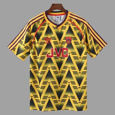 91/93 Arsenal Away Retro Soccer Jersey