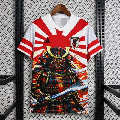 2026 Japan Black Red Samurai Soccer Jersey