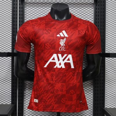26/27 Liverpool Pre-Match Home Player Version Soccer Jersey