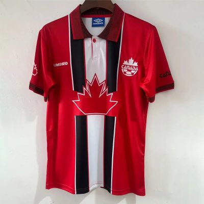 1998 Canada Home Retro Soccer Jersey