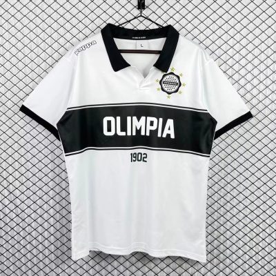 2012 Club Olimpia Home Retro Soccer Jersey