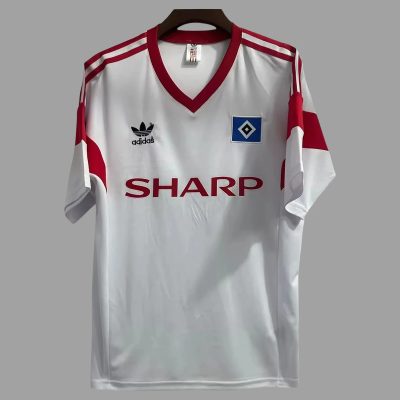 88/89 Hamburger Home Retro Soccer Jersey