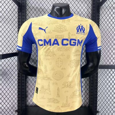 25/26 Marseille Fourth Player Version Soccer Jersey