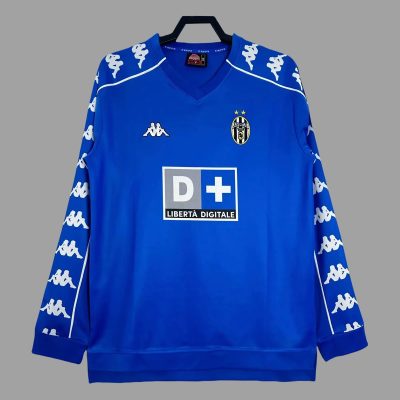 99/00 Juventus Away Long Sleeve Retro Soccer Jersey