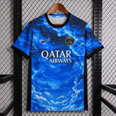 25/26 PSG Blue Cloud Special Version Soccer Jersey