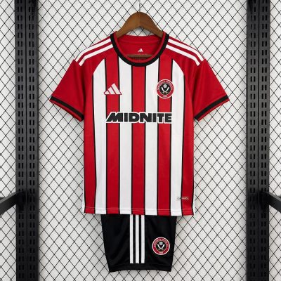 26/27 Sheffield United Home Kids Soccer Jersey
