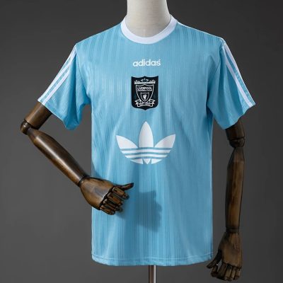 95/96 Liverpool Light Blue Polyester Shirt