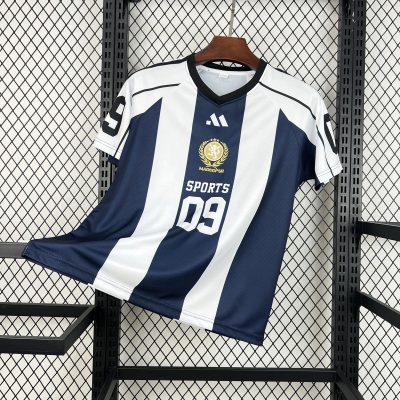 09 Sports Casual Edition Dark Blue White Training Shirt