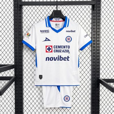 26/27 Cruz Azul Away Kids Soccer Jersey
