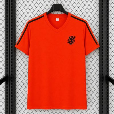 1974 Netherlands Home Retro Soccer Jersey