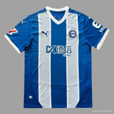 24/25 Alaves Home Soccer Jersey