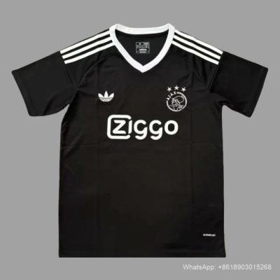 24/25 Ajax Goalkeeper Black Soccer Jersey