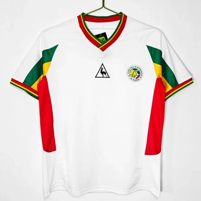 2002 Senegal Home Retro Soccer Jersey