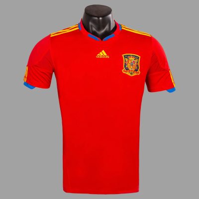 2010 Spain Home Retro Soccer Jersey