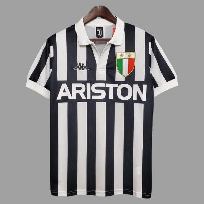 84/85 Juventus Home Retro Soccer Jersey