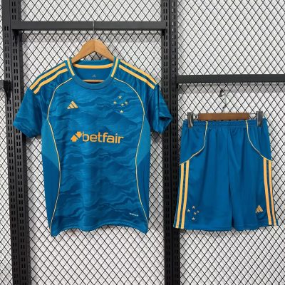 2025 Cruzeiro Third Kids Soccer Jersey Size 16-28