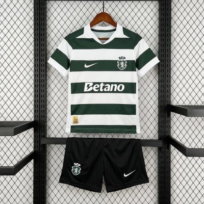 26/27 Sporting CP Lisbon Home Kids Soccer Jersey