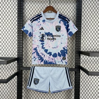 2026 San Jose Earthquakes Away Kids Soccer Jersey Size 16-28