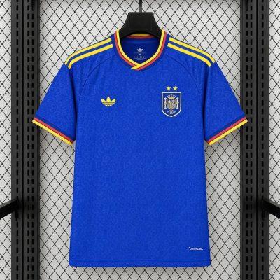 2026 Spain Special Edition Trefoil Blue Soccer Jersey