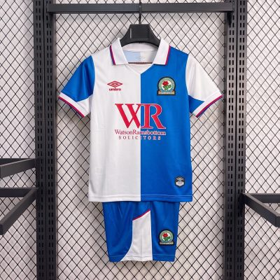 26/27 Blackburn Rovers Home Kids Soccer Jersey
