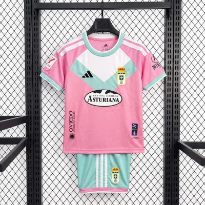 26/27 Real Oviedo Away Kids Soccer Jersey