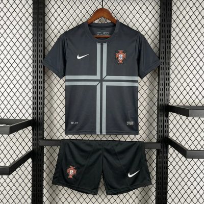 2013 Portugal Away Kids Retro Soccer Jersey