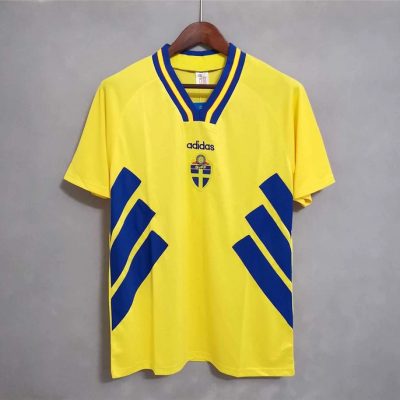 1994 Sweden Home Retro Soccer Jersey