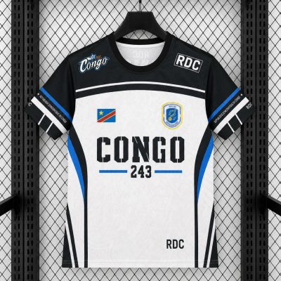 2026 Congo 243 Specail Edition White Black Soccer Jersey