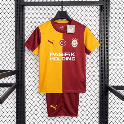 26/27 Galatasaray Home Kids Soccer Jersey