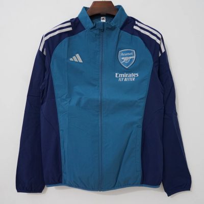 25/26 Arsenal Navy Blue Windbreaker