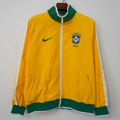 10/11 Brazil Home Yellow Green Windbreaker