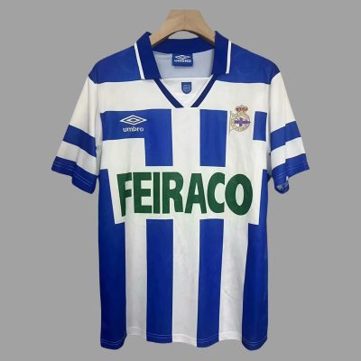 94/97 La Coruna Home Retro Soccer Jersey