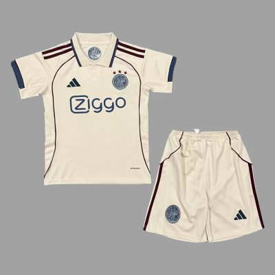 25/26 Ajax Third Kids Soccer Jersey Size 16-28