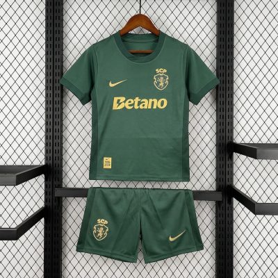 26/27 Sporting CP Lisbon 120 Years Anniversary Kids Soccer Jersey