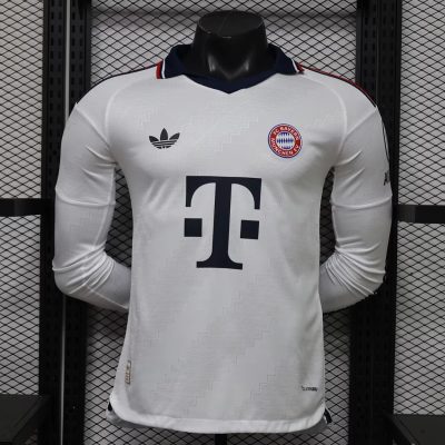 26/27 Bayern Munich Away Long Sleeve Player Version Soccer Jersey