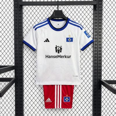 26/27 Hamburger SV Home Kids Soccer Jersey
